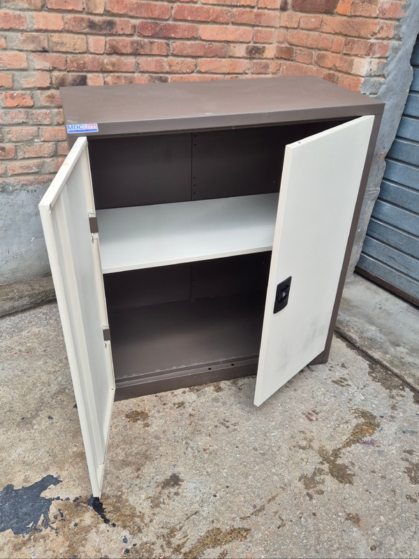 armario almacenamiento meta gris blanco 102x46x91.5 1u